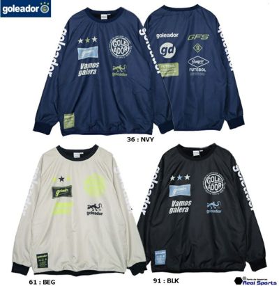 【goleador ゴレアドール】24AW 裏トリコット Signboard ピステトップ G-2613