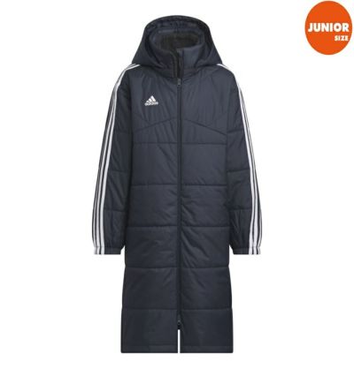 【adidas アディダス】ジュニア マストハブ 3ST ボアロングコート レジェンドインク KWY19 JH1087