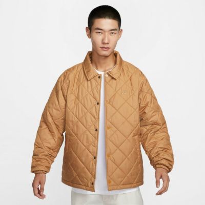 【NIKE ナイキ】NSW クラブ ライトウェイト キルテッド フィルジャケット フラックス/ブラック FZ0635-224