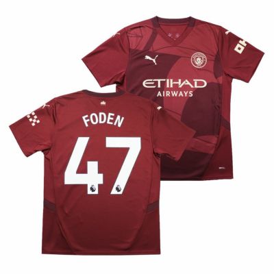 【PUMA プーマ】＃47 フィル・フォーデン 24/25 マンチェスター・シティ 3rd レプリカユニフォーム 775201-03