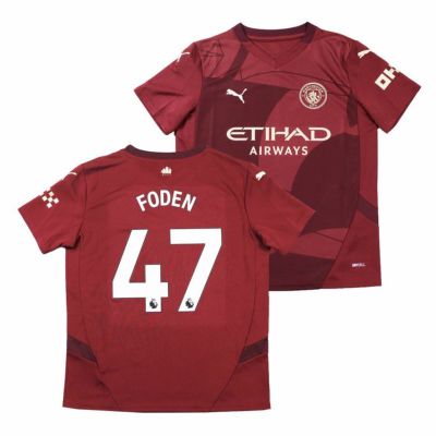 【PUMA プーマ】KIDS ＃47 フィル・フォーデン 24/25 マンチェスター・シティ 3rd レプリカユニフォーム 775099-03