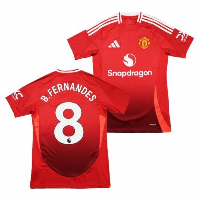 【adidas アディダス】#8 ブルーノ・フェルナンデス 24/25 マンチェスターユナイテッドFC ホーム レプリカユニフォーム KLZ16/IU1397