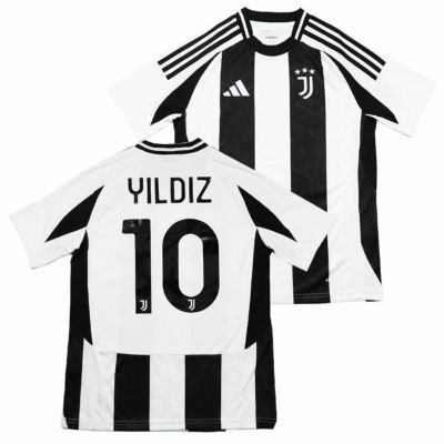 【adidas アディダス】KIDS #10 ケナン・ユルディズ 24/25 ユベントス ホーム レプリカユニフォーム JSA82/IT3552