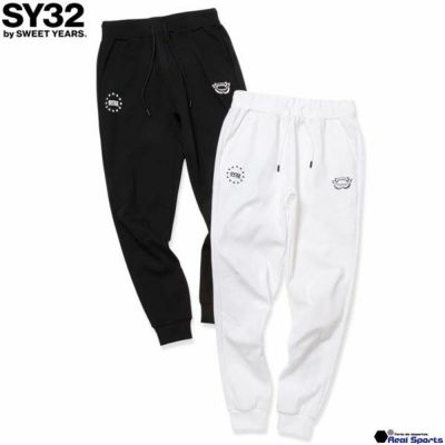 【SY32 by SWEET YEARS】24FW MULTI LOGO HIGH QUALITY SWEAT PANTS 14522