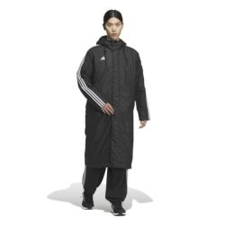 adidas 松本山雅　ブラック ハーフコート　Lサイズ adidas】 アディダス ロングパデット ジャケット ハーフコート