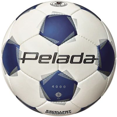 molten モルテン サッカーボール 5号球 ペレーダ4000 白ｘ青 F5K4000-WB