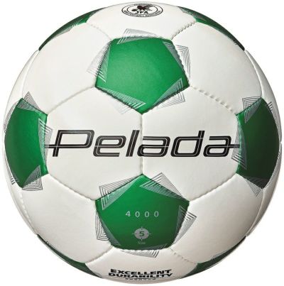 molten モルテン サッカーボール 5号球 ペレーダ4000 白ｘ緑 F5K4000-WG