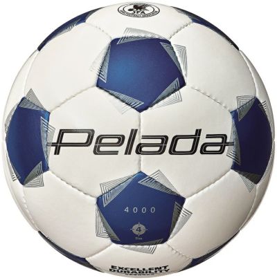 molten モルテン サッカーボール 4号球 ペレーダ4000 白ｘ青 F4K4000-WB