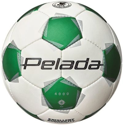 molten モルテン サッカーボール 4号球 ペレーダ4000 白ｘ緑 F4K4000-WG