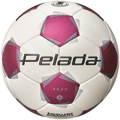 molten モルテン サッカーボール 5号球 ペレーダ4000 白ｘマゼンタ F5K4000-WM