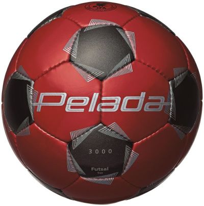 molten モルテン フットサルボール 4号球 ペレーダ3000 赤ｘ黒 F9K3000-RK