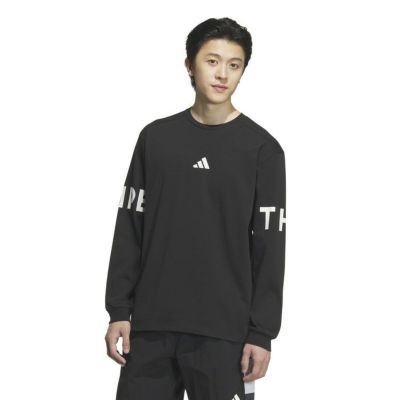 adidas アディダス WORD L/S Tシャツ KQD24 JM2076