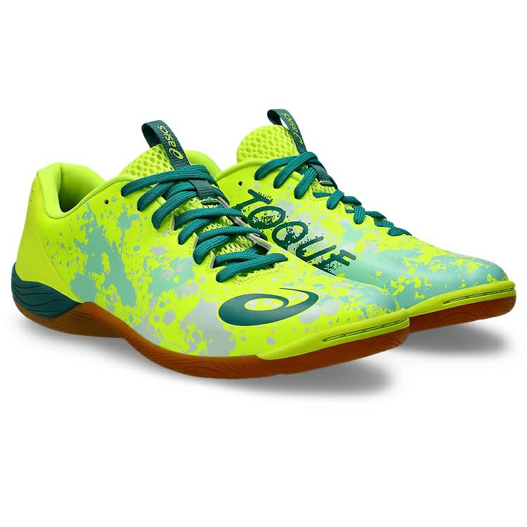 asics アシックス TOQUE 8 SAFETY YELLOW/RAINY LAKE 27 1113A044 750 | スポーツ ウェア 靴 シューズ フィット感 グリップ性 人工皮革 フットサル サッカー 屋内スポーツ インドアスポーツ トレーニング 練習 asics アシックス TOQUE 8 SAFETY YELLOW/RAINY LAKE 1113A044 750