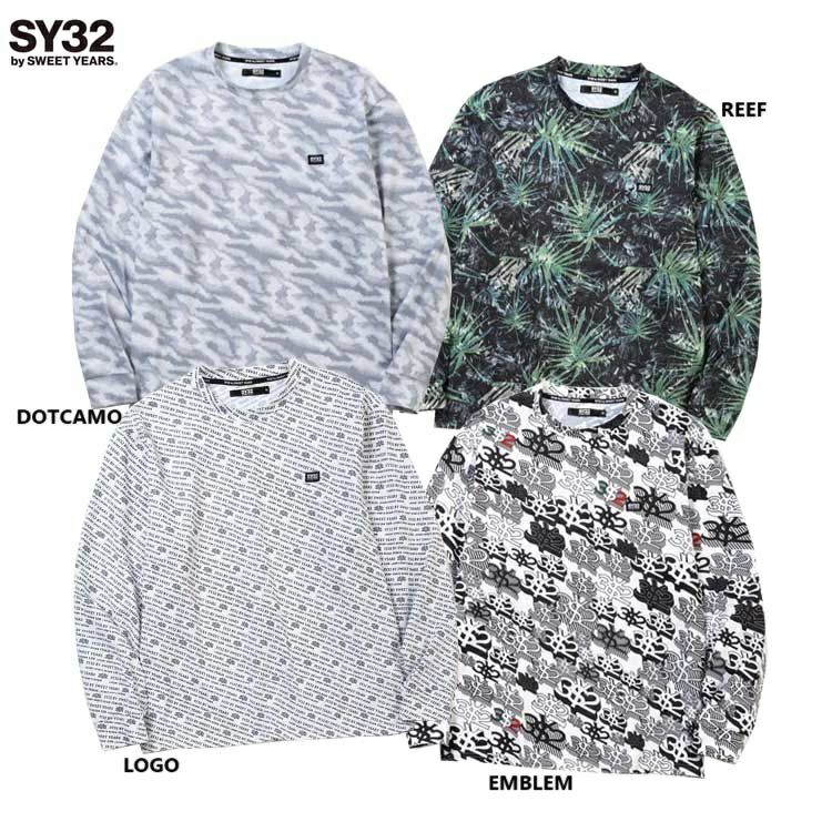 SY32 by SWEET YEARS ｴｽﾜｲｻｰﾃｨﾄｩｰ ﾊﾞｲ ｽｳｨｰﾄｲﾔｰｽﾞ GRAPHIC L/S TEE