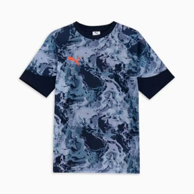 PUMA プーマ INDIVIDUAL PUMAFTBL プロ AOP 半袖シャツ ネイビー 25SS 660124_06