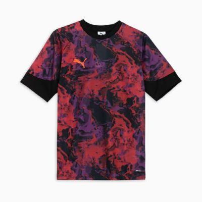 PUMA プーマ INDIVIDUAL PUMAFTBL プロ AOP 半袖シャツ ブラック 25SS 660124_03