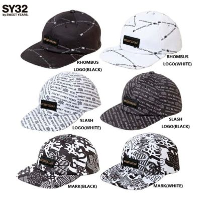 SY32 by SWEET YEARS ｴｽﾜｲｻｰﾃｨﾄｩｰ ﾊﾞｲ ｽｳｨｰﾄｲﾔｰｽﾞ GRAPHIC CAP 25SS 15055