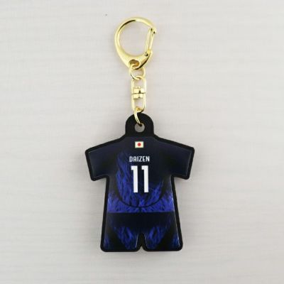 オフィシャル ライセンスグッズ JFA プレーヤーズユニ型ラバーキーホルダー ＃11 前田大然 24JFA-015