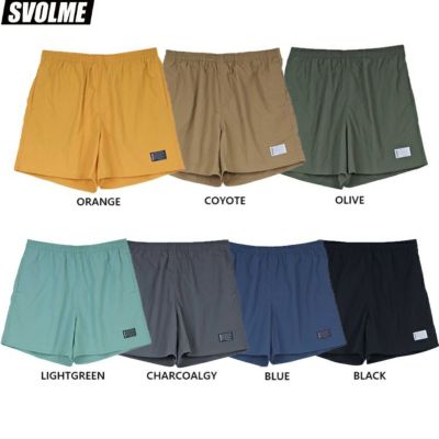 SVOLME スボルメ シンプルショーツ 25SS 1251-39802