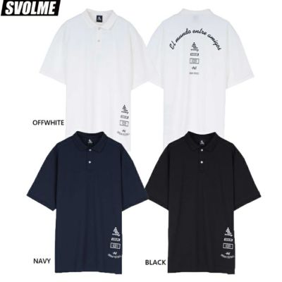 SVOLME スボルメ バックアーチロゴポロシャツ25SDG 25SS 1251-37600