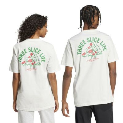 adidas アディダス PIZZA グラフィック Tシャツ オフホワイト KPJ92 JJ4016