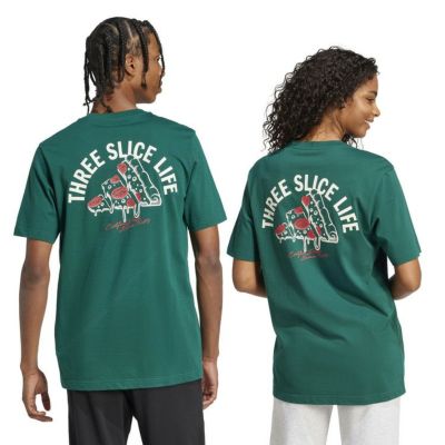 adidas アディダス PIZZA グラフィック Tシャツ グリーン KPJ92 JJ4017