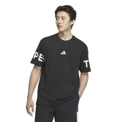 adidas アディダス M WORD Tシャツ ブラック KQD25 JM2079