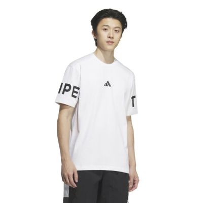 adidas アディダス M WORD Tシャツ ホワイト KQD25 JM2080