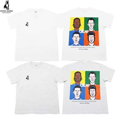 soccer junky サッカージャンキー BLUE 半袖TEE sj25b78