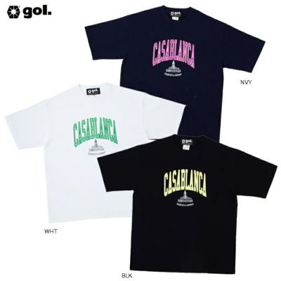 gol. ゴル ルーズサイズ ウルトラウェイト Tシャツ ＜カサブランカ＞ 25SS G592-007
