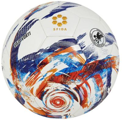 sfida スフィーダ サッカーボール5号 VAIS VORTI ホワイトｘブルー sb25vv02