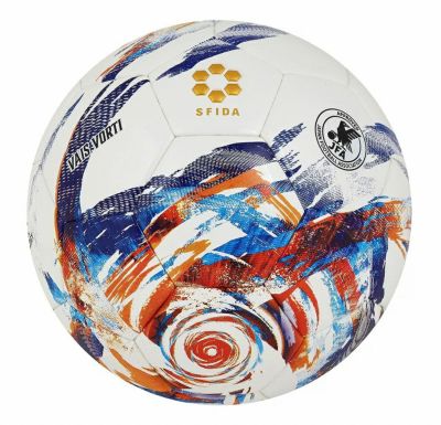 sfida スフィーダ サッカーボール4号 VAIS VORTI JR ホワイトｘブルー sb25vv03