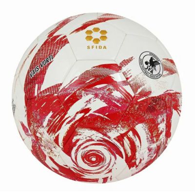 sfida スフィーダ サッカーボール4号 VAIS VORTI JR ホワイトｘレッド sb25vv03