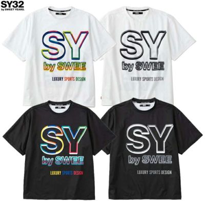 SY32 by SWEET YEARS ｴｽﾜｲｻｰﾃｨﾄｩｰ ﾊﾞｲ ｽｳｨｰﾄｲﾔｰｽﾞ NEON BIG LOGO TEE 25SS 15049