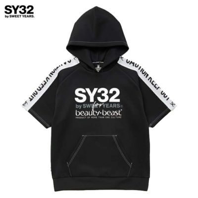 SY32 by SWEET YEARS ｴｽﾜｲｻｰﾃｨﾄｩｰ ﾊﾞｲ ｽｳｨｰﾄｲﾔｰｽﾞ Beauty : Beast COLLABORATION S/S HOODIE 25SS sybb003