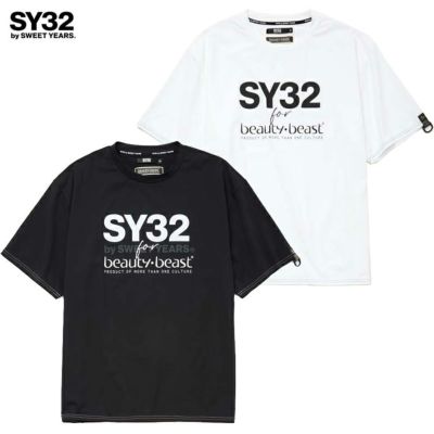 SY32 by SWEET YEARS ｴｽﾜｲｻｰﾃｨﾄｩｰ ﾊﾞｲ ｽｳｨｰﾄｲﾔｰｽﾞ Beauty : Beast COLLABORATION BASIC TEE 25SS sybb007