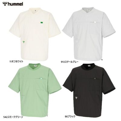 hummel ヒュンメル Hummel PLAY HMP ウーブン半袖プルオーバー 25SS haw4228