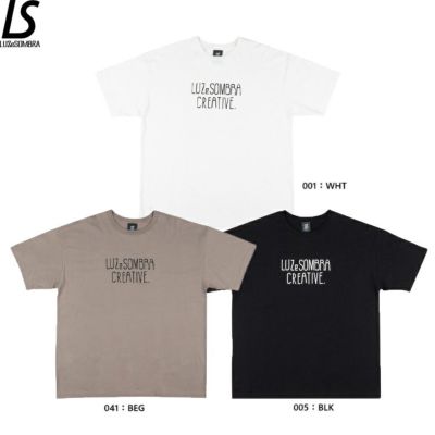 LUZeSOMBRA ルースイソンブラ OAO CREATIVE ORGANIC TEE 25SS l1251210