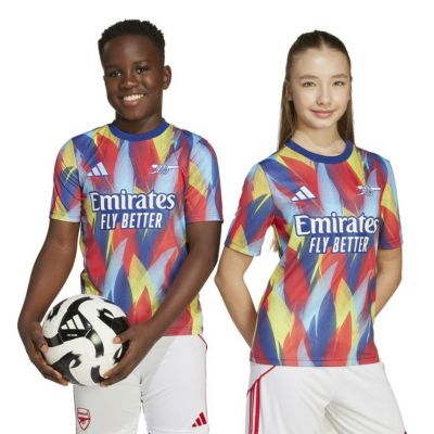 《7/10発売》adidas アディダス 25/26 キッズ アーセナルFC プレマッチジャージー krn00 jj1799