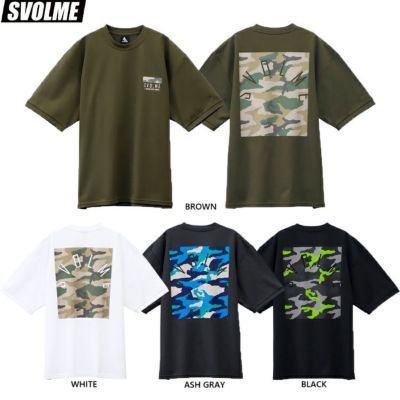 《予約6月上旬発売》SVOLME スボルメ スクラムテックCAMOワイドTシャツ 25SS 1252-44800