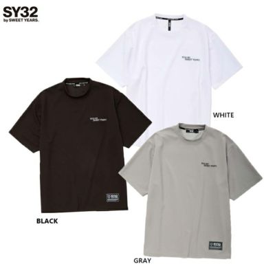 SY32 by SWEET YEARS ｴｽﾜｲｻｰﾃｨﾄｩｰ ﾊﾞｲ ｽｳｨｰﾄｲﾔｰｽﾞ NASHIJI EMBROIDERY LOGO TEE 25SS 15085rg