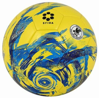 sfida スフィーダ サッカーボール4号 VAIS VORTI JR イエローｘブルー sb25vv03