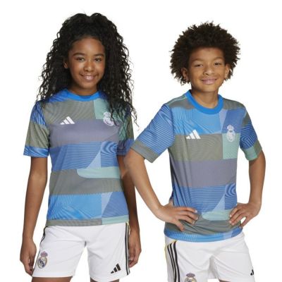 adidas アディダス キッズ 25/26 レアルマドリード プレマッチシャツ jzu82 jp4153