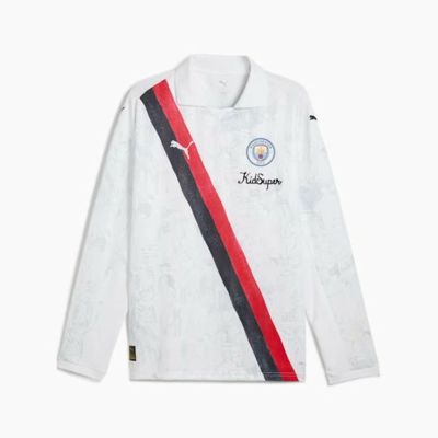 PUMA プーマ 25/26 KIDSUPER STUD x マンチェスター・シティ MCFC レトロシャツ 606850-07