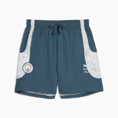 PUMA プーマ 25/26 KIDSUPER STUD x マンチェスター・シティ MCFC トラベルショーツ 606858-16