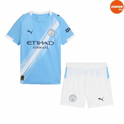 PUMA プーマ 25/26 ジュニア マンチェスター シティ HOME レプリカユニフォーム & ショーツ 780341-01/780376-22