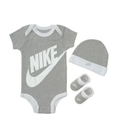 NIKE ナイキ FUTIRA LOGO ベビー3点セット 0-6M 6-12M LN0073-042 MN0073-042