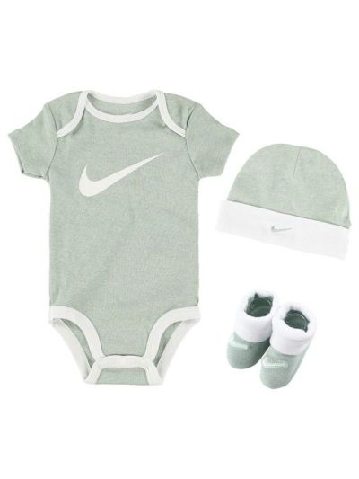 NIKE ナイキ HAT SUIT BOOTIE ベビー3点セット 0-6M 6-12M LN0072-EDV MN0072-EDV