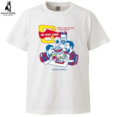 soccer junky サッカージャンキー IN-OUT SIDE BARGER 半袖TEE sj25f16 JERRY