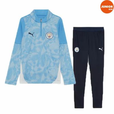 PUMA プーマ キッズ 25/26 マンチェスター シティ 1/4トップ & トレーニングパンツ W/ 782001-01 782014-15